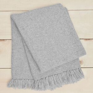 NWOT Jenni Kayne Home Alpaca Basketweave Throw Blanket